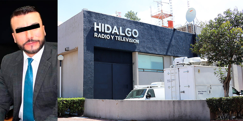 Detienen a ex director de Radio y Televisión de Hidalgo por pérdida de